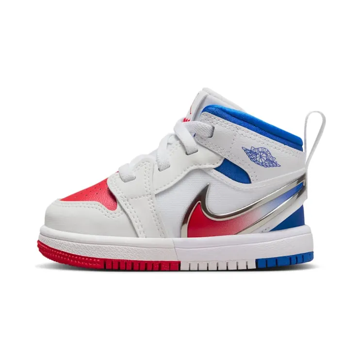 Jordan 1 Mid RM EasyOn “White / Racer Blue / Siren Red” (FQ1283-100)