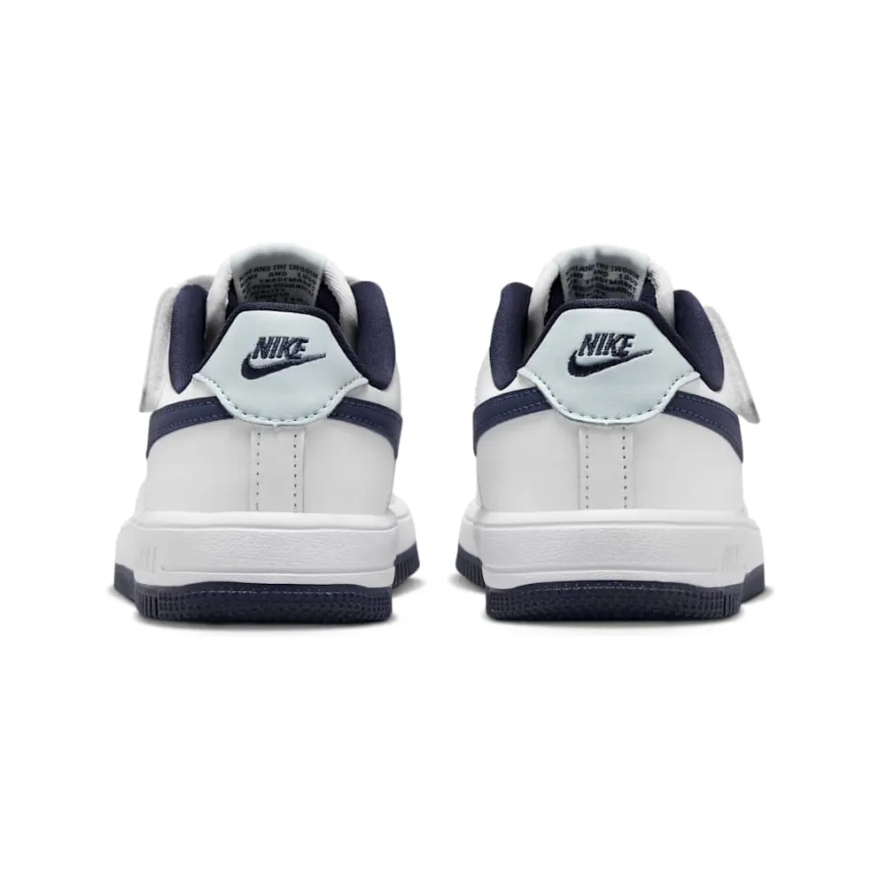 Nike Force 1 Low EasyOn PS “White Football Grey Midnight Navy” (FN0237-104)