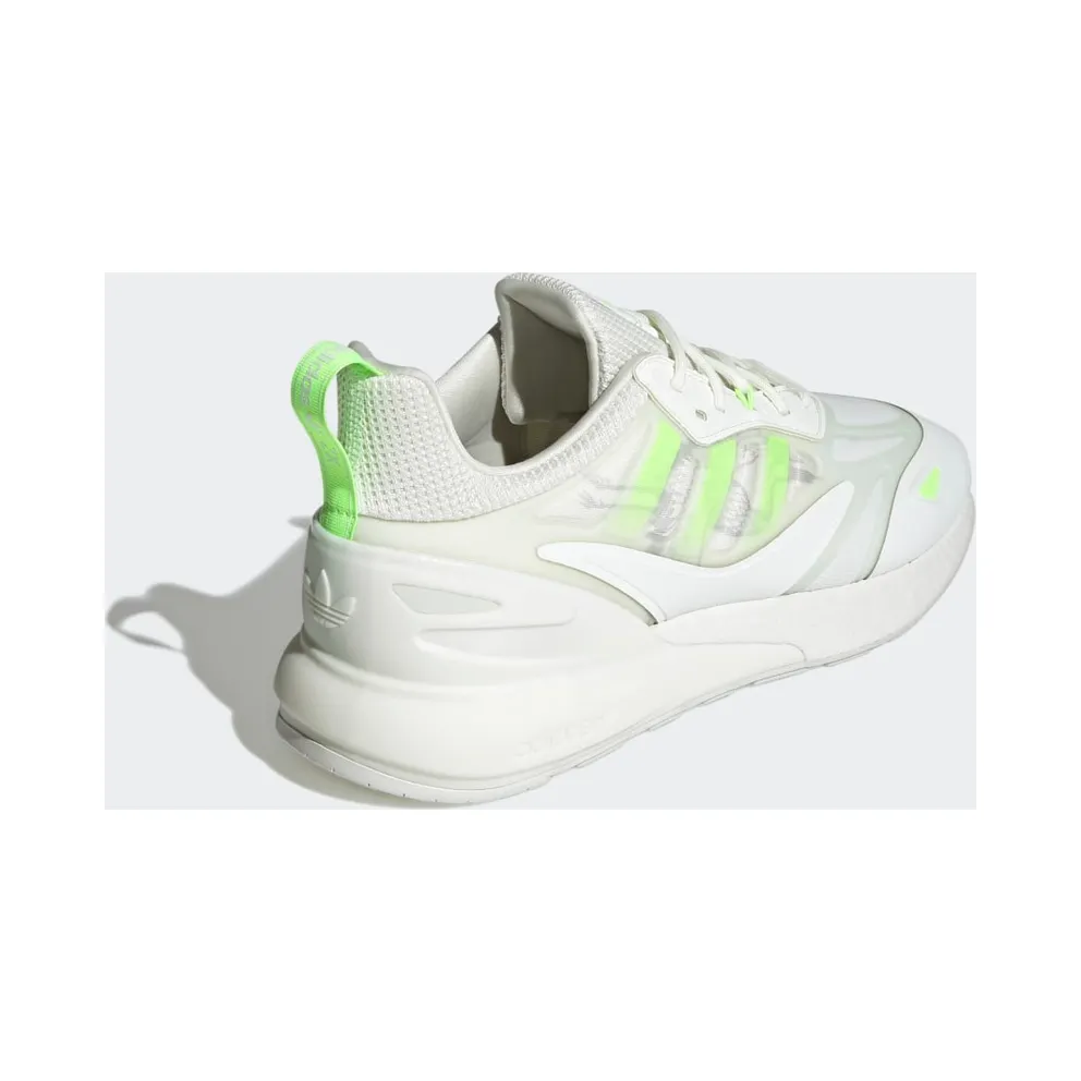 Adidas ZX 2K Boost 2.0 White Tint / Signal Green / Grey Two (GY3494)