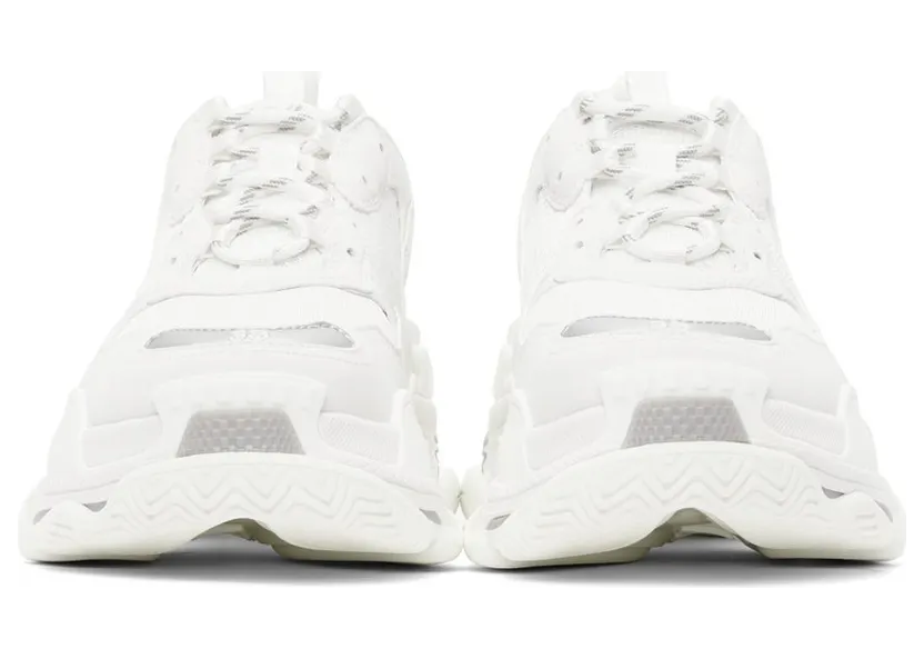 Balenciaga Triple S White Silver (536737W2FS41200) (2)