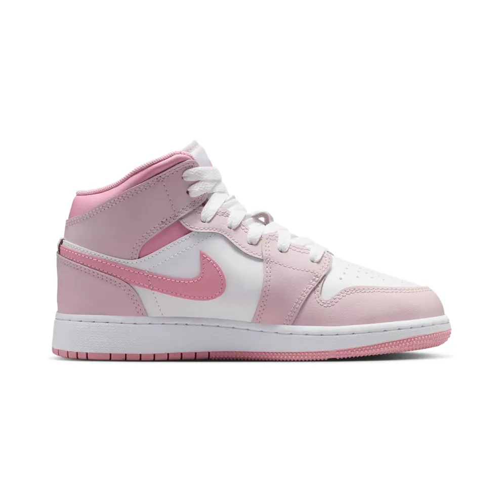 Jordan 1 Mid GS “Pearl Pink” (DQ8423-600)