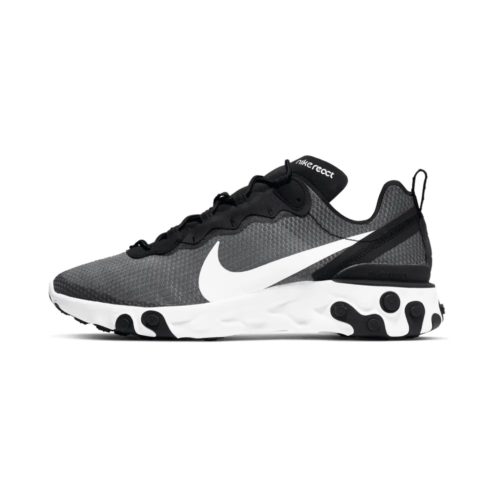 Nike React Element 55 SE Black White Black/White (CI3831-002)