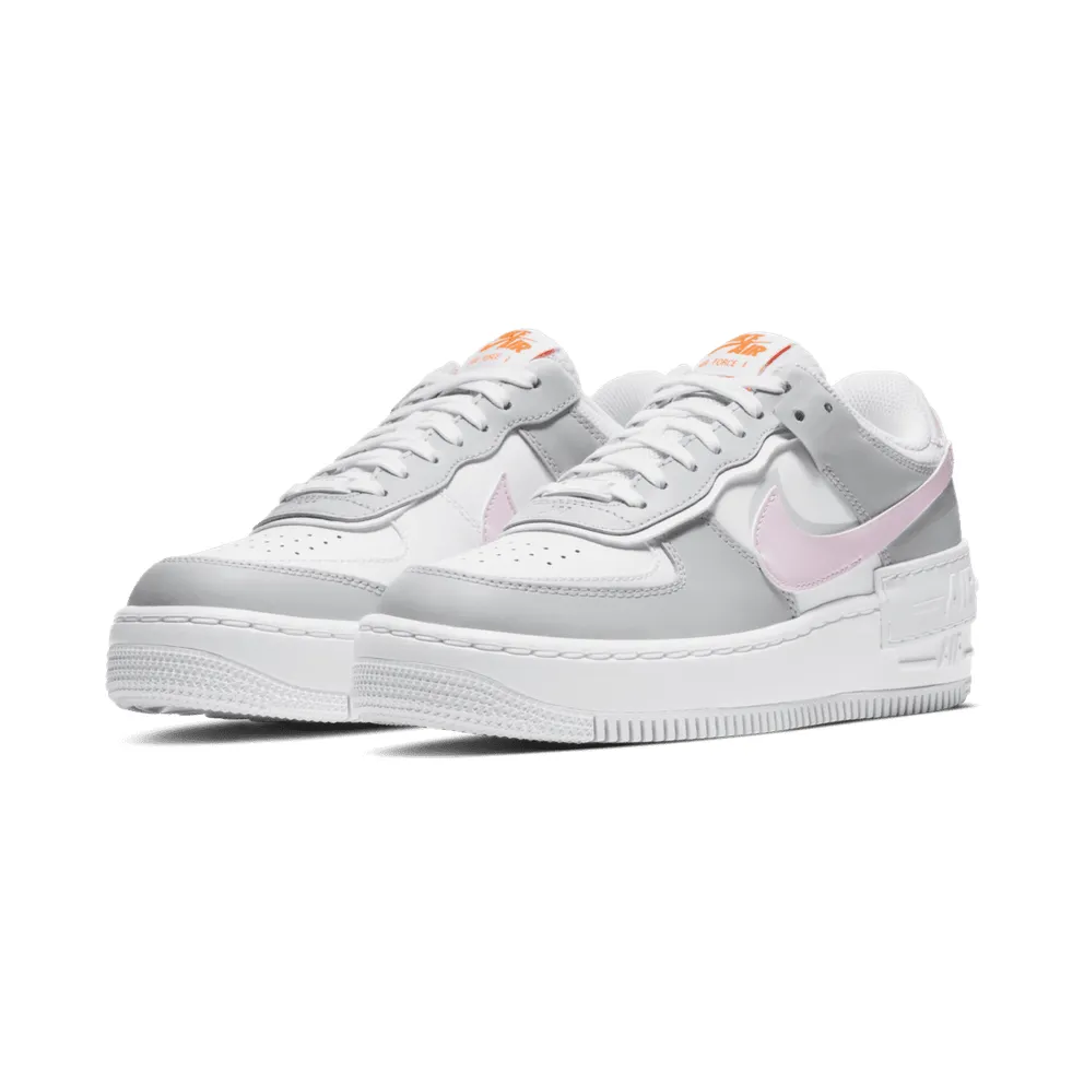 Nike Air Force 1 Shadow Photon Dust Pink Foam (W) White/Total Orange-Photon Dust-Pink Foam (CZ0370-100)