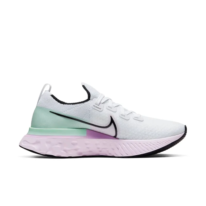 Nike React Infinity Run Flyknit White Iced Lilac (W) White/Iced Lilac/Pistachio Frost (CD4372-100)