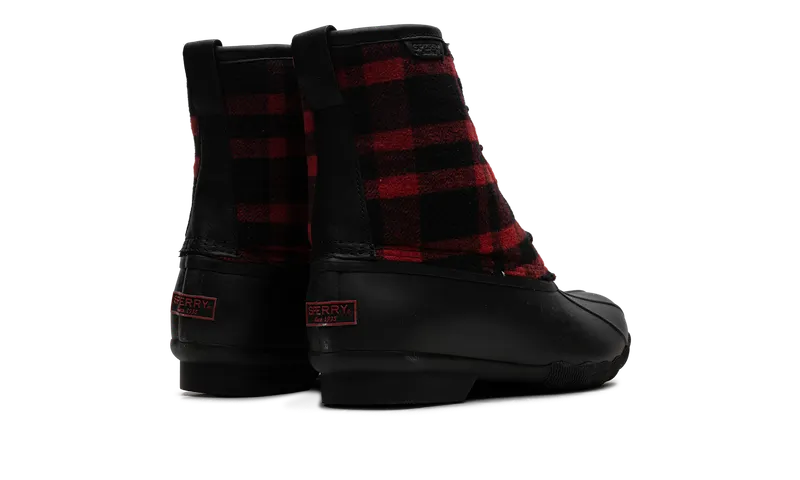 Sperry Saltwater Duck Boot “Black/Red” (STS23075)