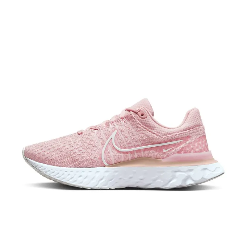 Nike React Infinity Run Flyknit 3 Road Running Pink (DD3024-600)