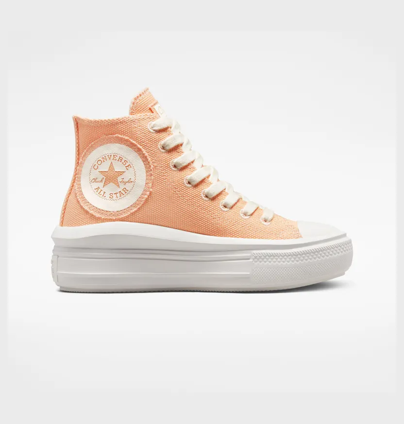 Converse Chuck Taylor All Star Move Platform Oversized Patch Cheeky Coral/cheeky Coral