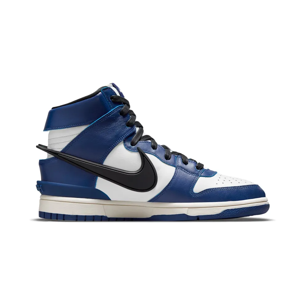 Nike x Ambush Dunk High Deep Royal Blue (2021) – “Deep Royal Blue / White / Pale Ivory / Black” (CU7544-400)