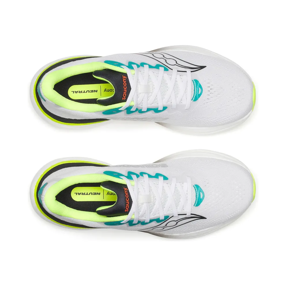 SAUCONY Ride 19 “White / Citron” (S101566-1036)