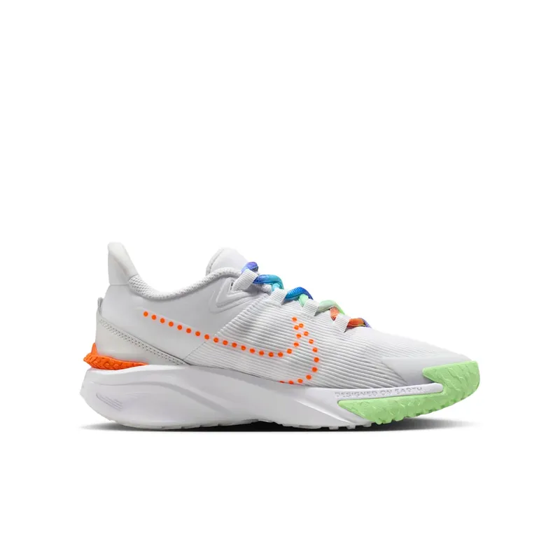 Nike Star Runner 4 Next Nature SE White Photon Dust Total Orange Vapor Green (FN4979-100)