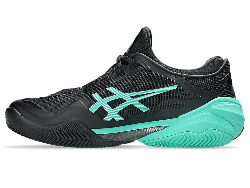 ASICS COURT FF 3 CLAY “Black / Aurora Green” (1041A371-002)