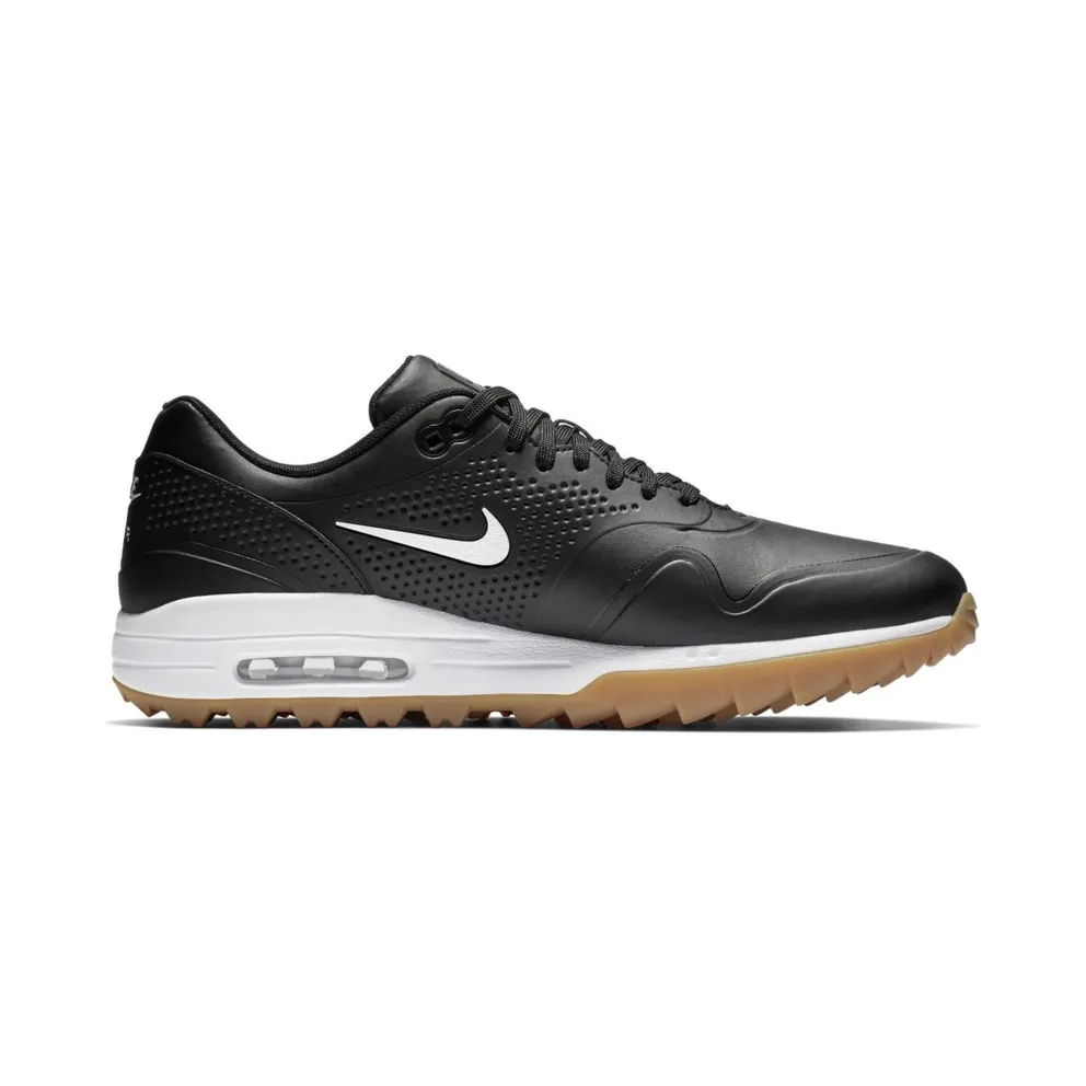 Nike Air Max 1 Golf Black Gum Black/White-Gum Medium Brown (AQ0863-001)