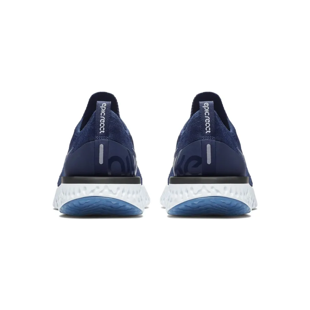 Nike Epic React Flyknit College Navy Diffused Blue College Navy/Football Grey-Black-Diffused Blue (AQ0067-402)