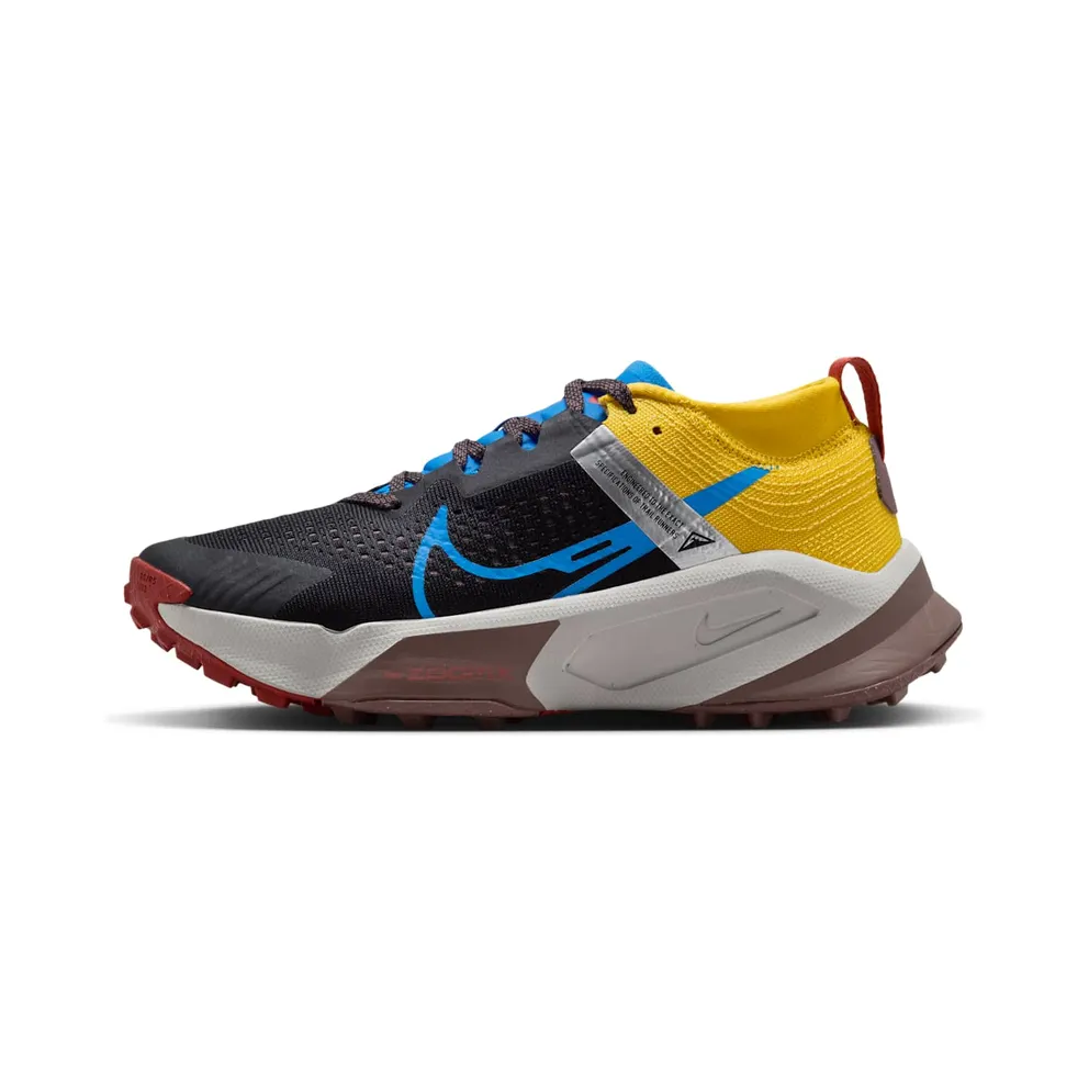 Nike ZoomX Zegama Black Vivid Sulfur Track Red Light Photo Blue (DH0625-003)