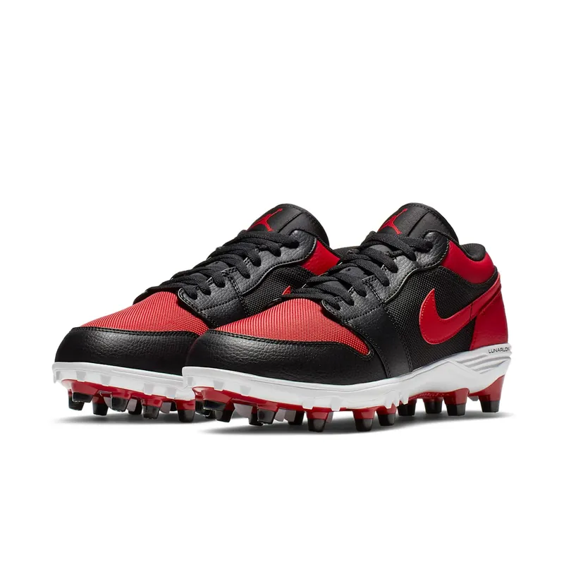 Jordan 1 TD Low Bred Black/Varsity Red-White-Varsity Red (AV5292-061)