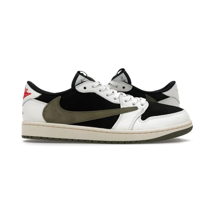 Jordan 1 Retro Low OG SP Travis Scott Olive (Friends and Family) (WMJDLS-452)