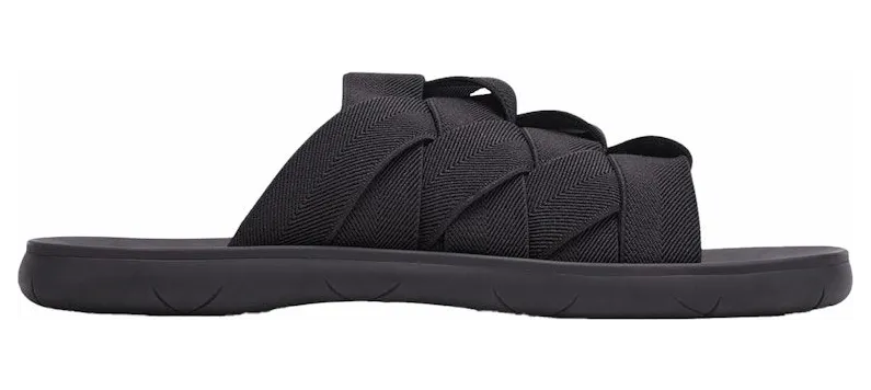 Bottega Veneta Intrecciato Elastic Slides Black (651402V0GV01000)