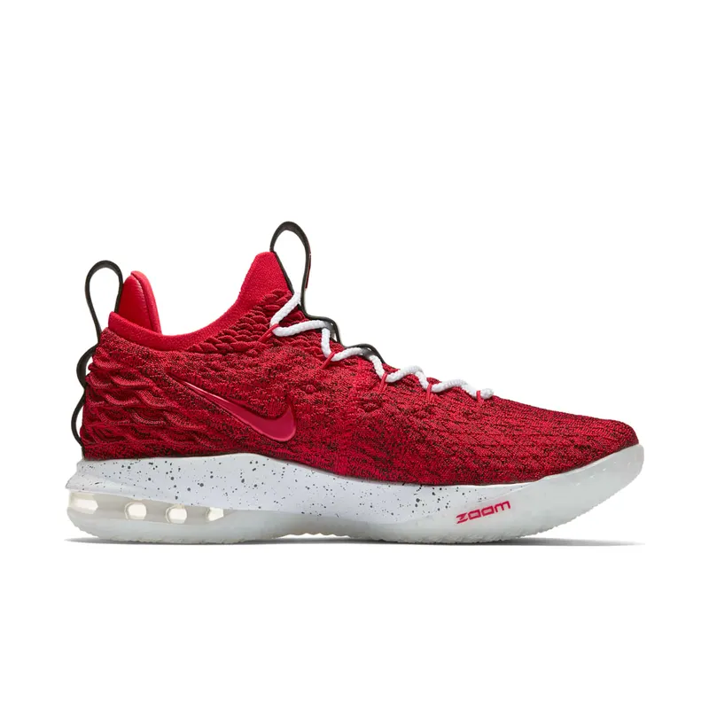 Nike LeBron 15 Low University Red University Red/White-Black-White (AO1755-600)