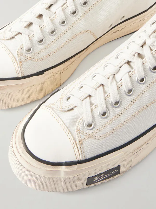 Visvim Skagway Canvas Sneakers Off-white (126101001003) (5)