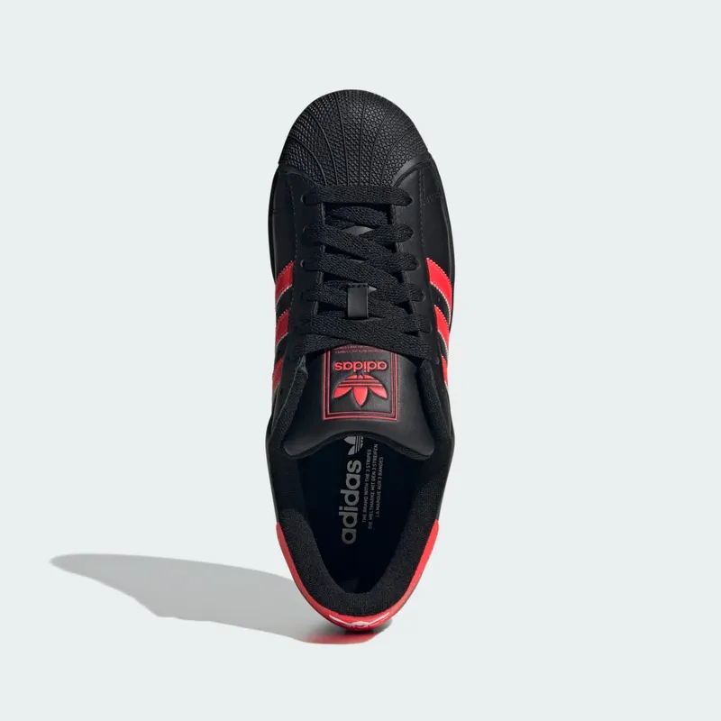 Adidas SUPERSTAR II “Core Black Lucid Red Cloud White” (JQ3176)