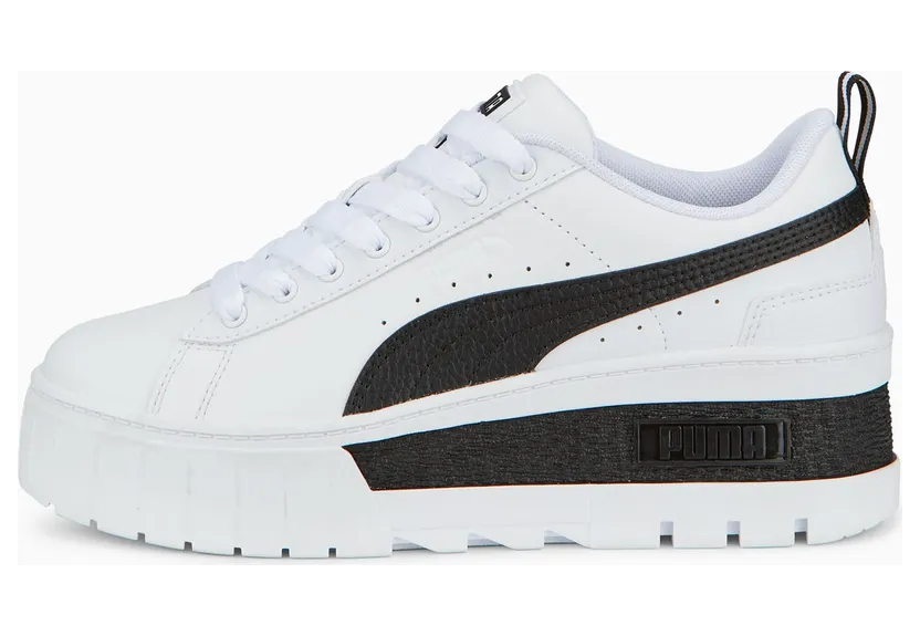 Puma Mayze Wedge Wit/Zwart (386273-01)