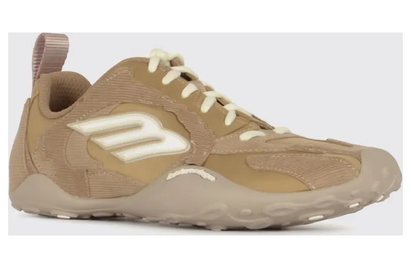 Balenciaga Monday Ultra Corduroy And Canvas Sneakers Beige (853508WMNDI9990)
