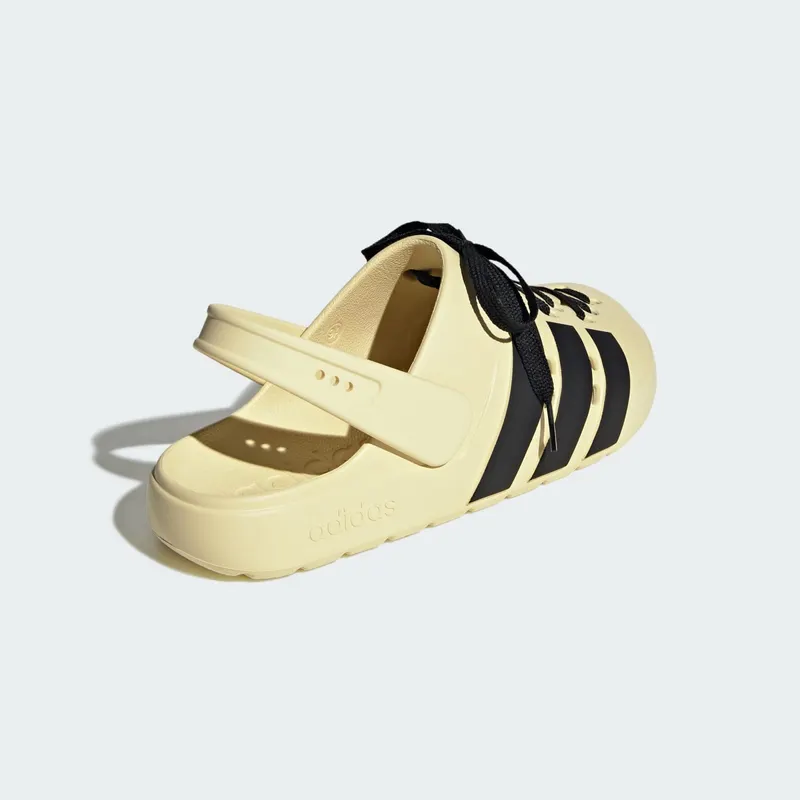 adidas Adilette Clog 2.0 Warm Vanilla Core Black Gold Metallic (JR4026)