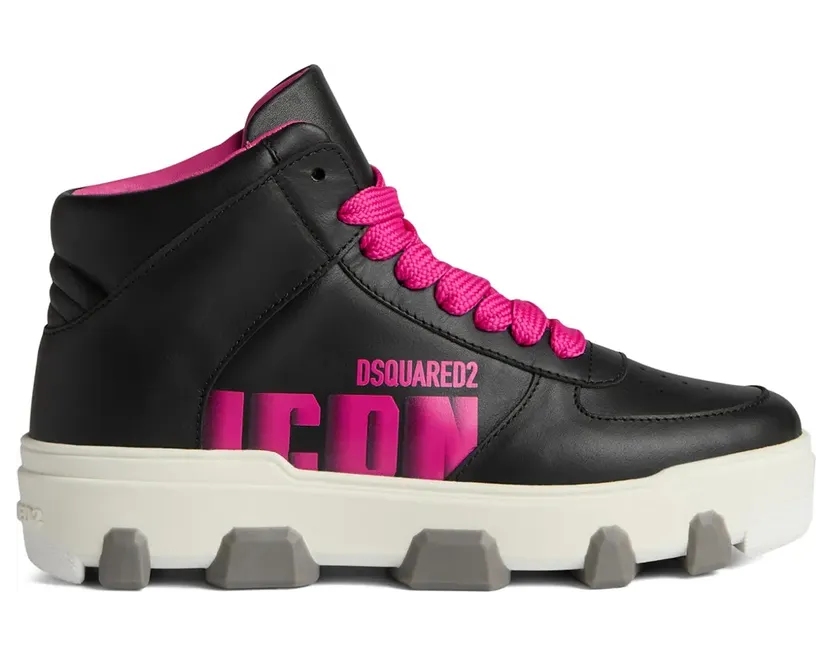 DSQUARED2 Sneakers mit Icon-Motiv – Schwarz (SNW034901507270)