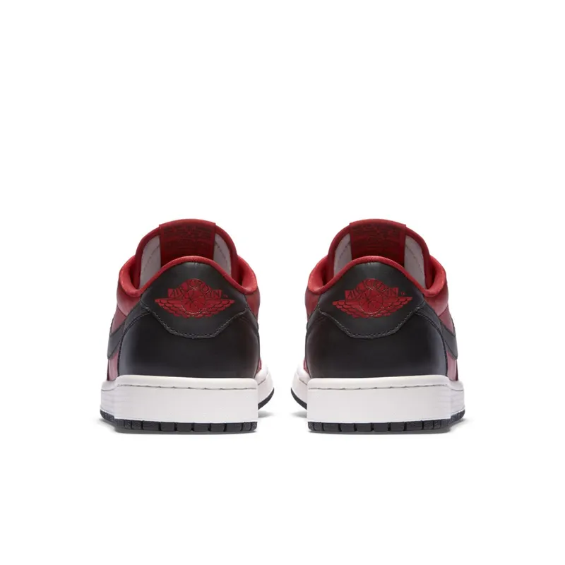 Jordan 1 Retro Low Gym Red Black Gym Red/Black-Sail (705329-601)