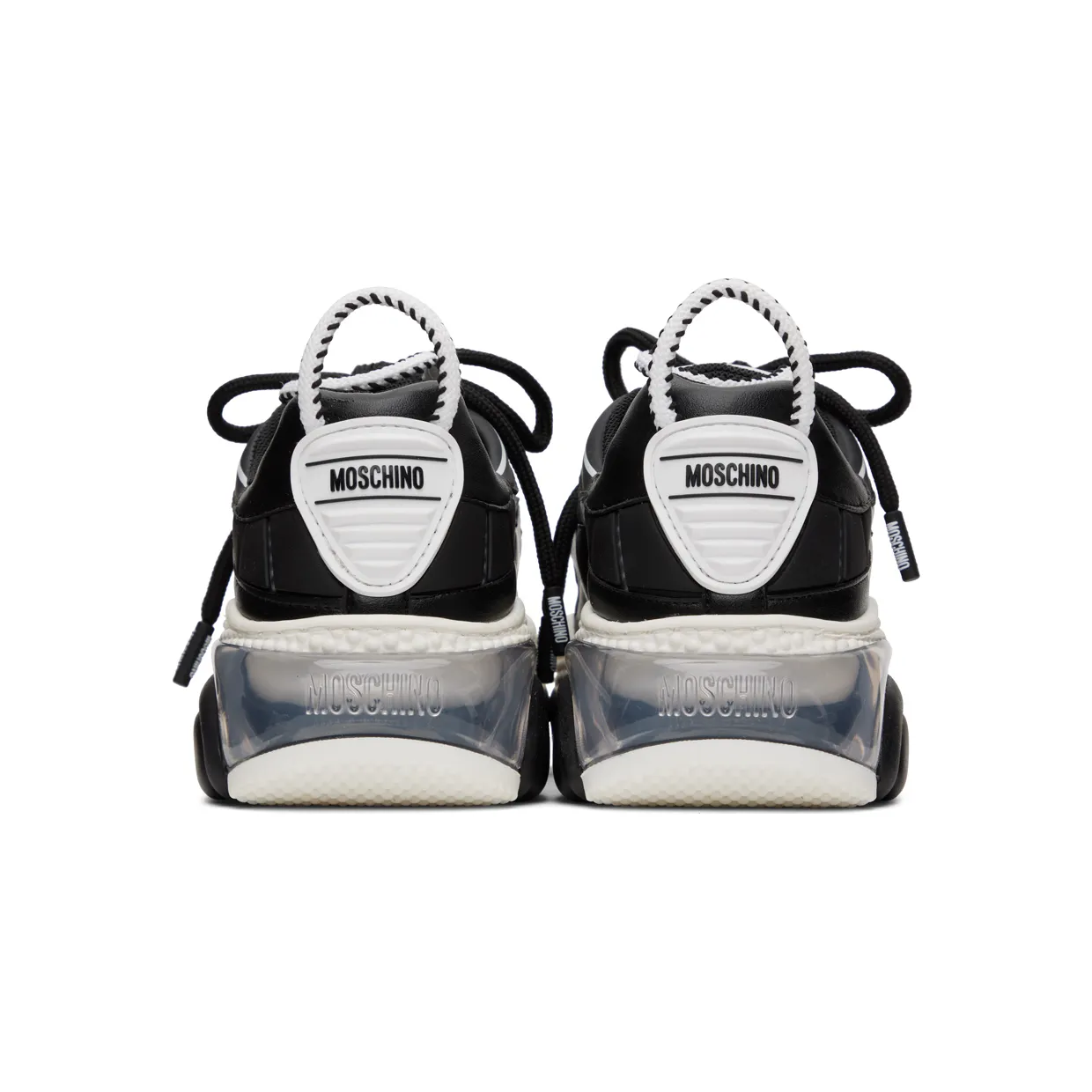 Moschino Black & White Teddy Pop Sneakers (MA15563G1F M82 10A) (2)