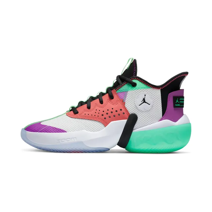 Jordan React Elevation White Multi-Color “White / Hyper Violet / Flash Crimson / Black” (CK6618-101)