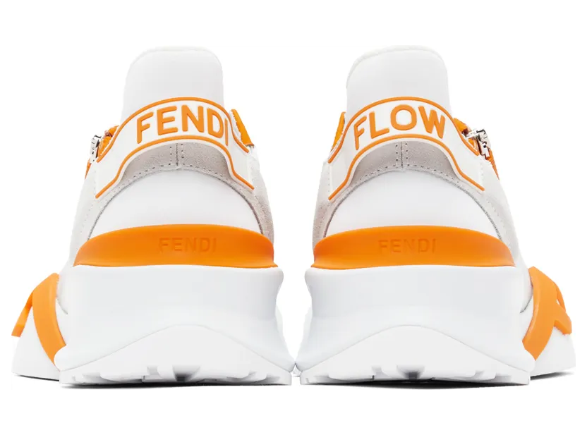 Fendi White ‘Fendi Flow’ Sneakers (8E8035 AF5R F0UP4) (4)