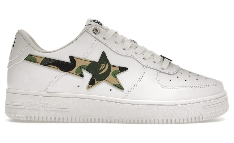 A Bathing Ape Bape Sta Low ABC Camo White Green (2022) (1I70191005-GRN)