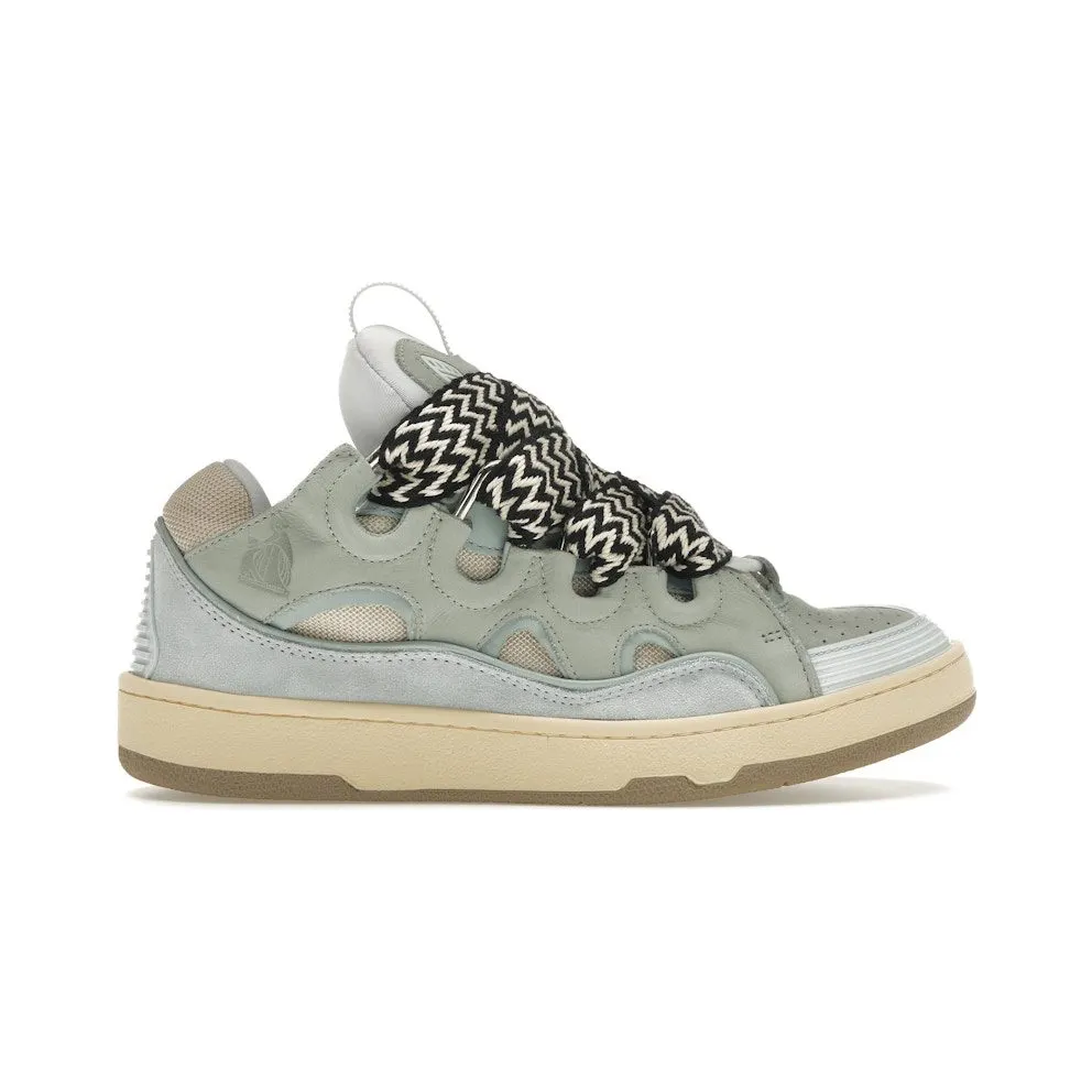 Lanvin Leather Curb Sneaker Light Blue (FM-SKRK11-DRA2-A21)