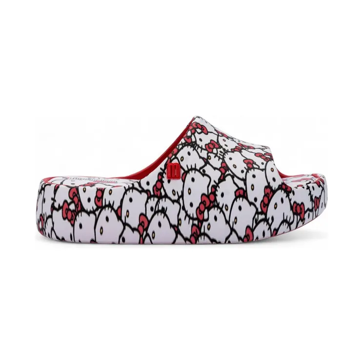 Melissa Mini Melissa Free Platform Slide Hello Kitty and Friends Red White (37875-BS341)