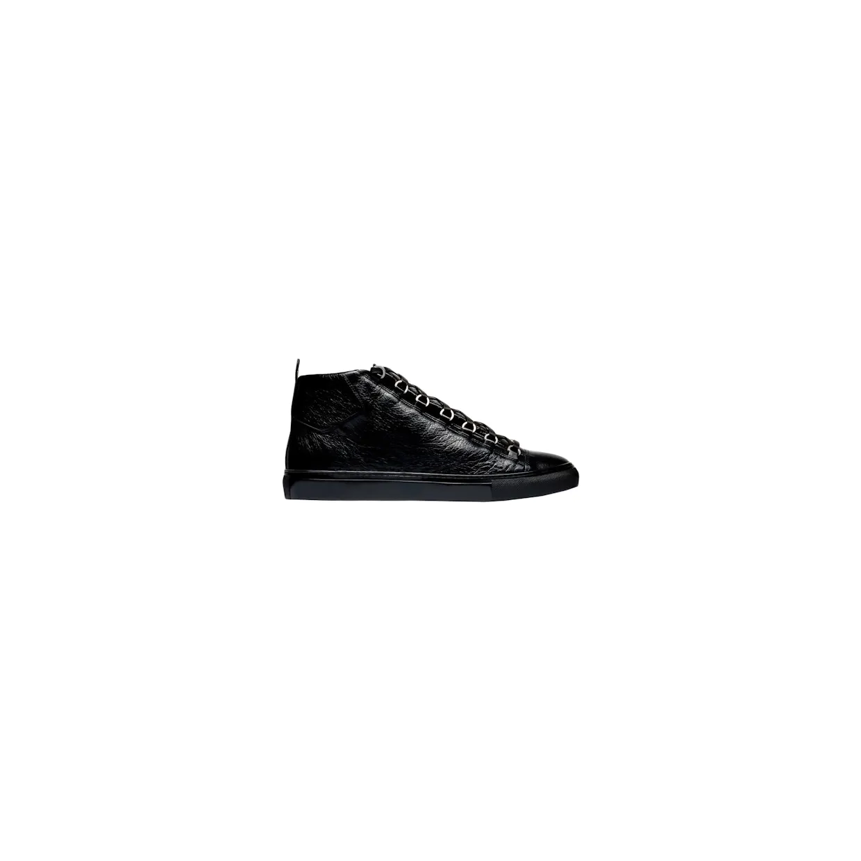 Balenciaga Arena High Shiny Black Leather