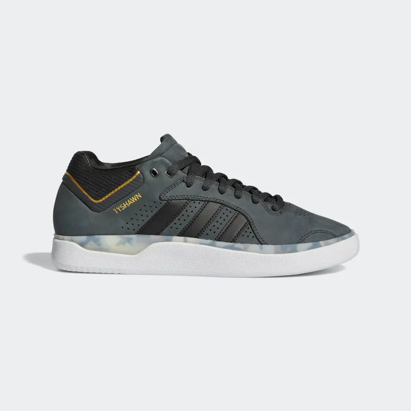 adidas Tyshawn Carbon / Core Black / Gold Metallic (GW4895)