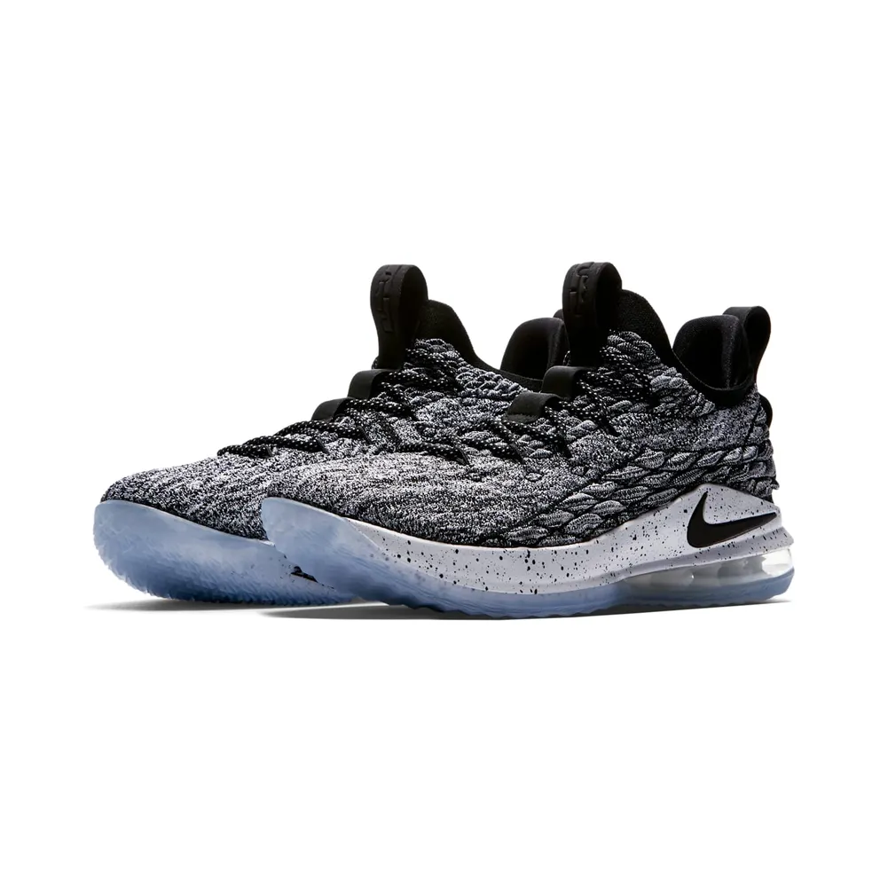 Nike LeBron 15 Low Ashes Black/White-Black (AO1755-002)