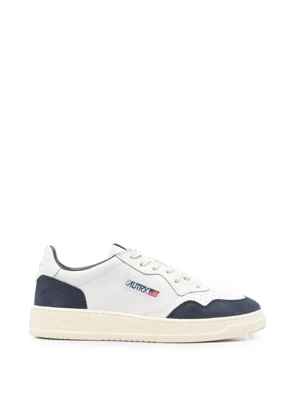Autry Medalist Leather “White/Blue” (AULM FT22)