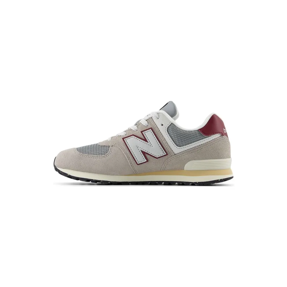 New Balance 574 Lace Arid Stone Monarch Burgundy (GC574SKB)