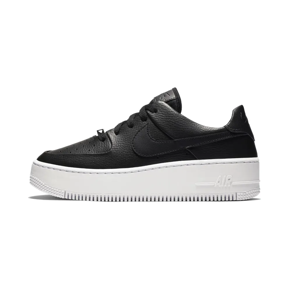 Nike Womens Air Force AF 1 Sage Low Black White (2019) (AR5339-002)
