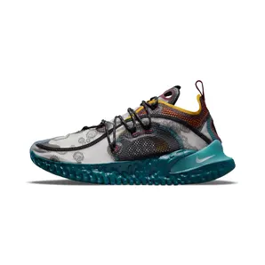 Nike ISPA Flow 2020 Black Turquoise Gold “Black / Light Stone / Dark Teal Green / Reflect Silver” (DM2832-001)