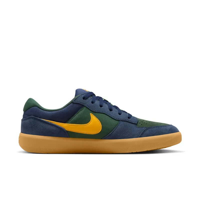 Nike SB Force 58 Midnight Navy Fir Gum Light Brown University Gold (DV5477-402)