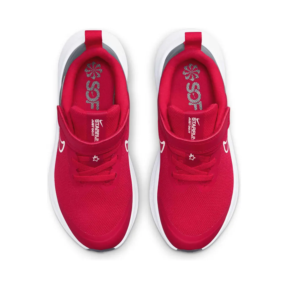 Nike Star Runner 3 Younger Kids’ Red 50% Sustainable Materials (DA2777-607)