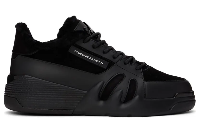 Giuseppe Zanotti Black Velour Talon NERO (RU20070)