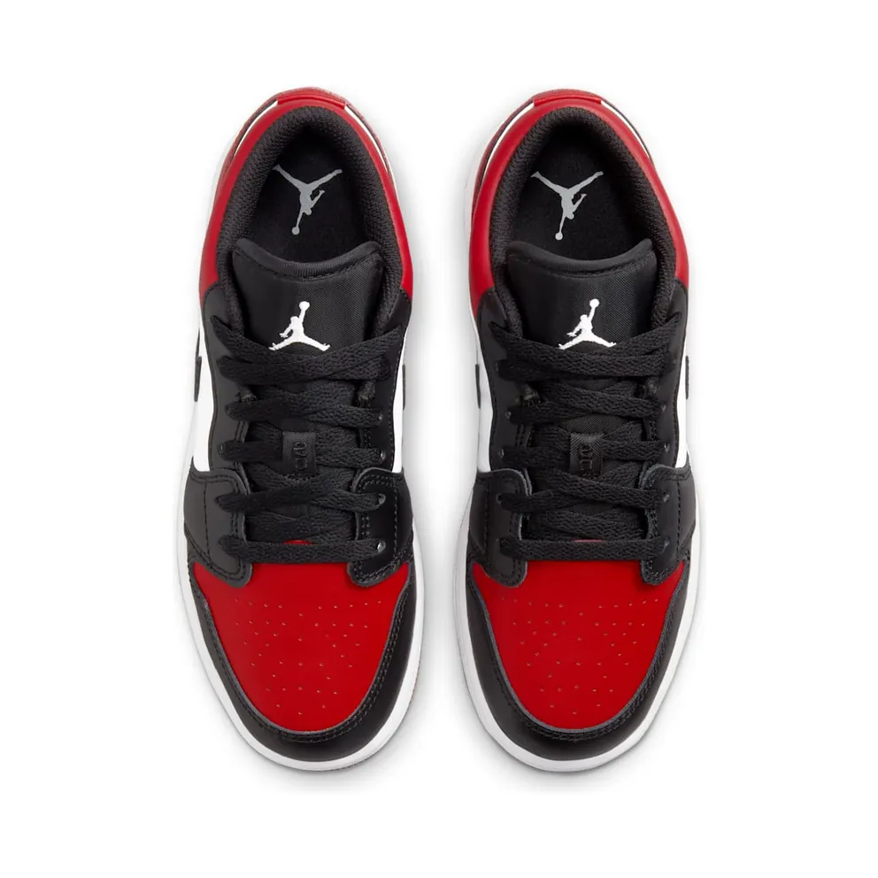 Air Jordan 1 Low Bred Toe (GS) (553560-612)