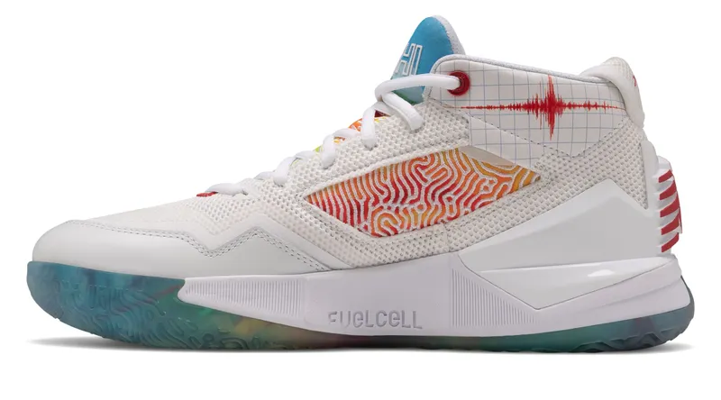 New Balance Kawhi Seismic Moment Munsell White/Team Red (BBKLSSB1)