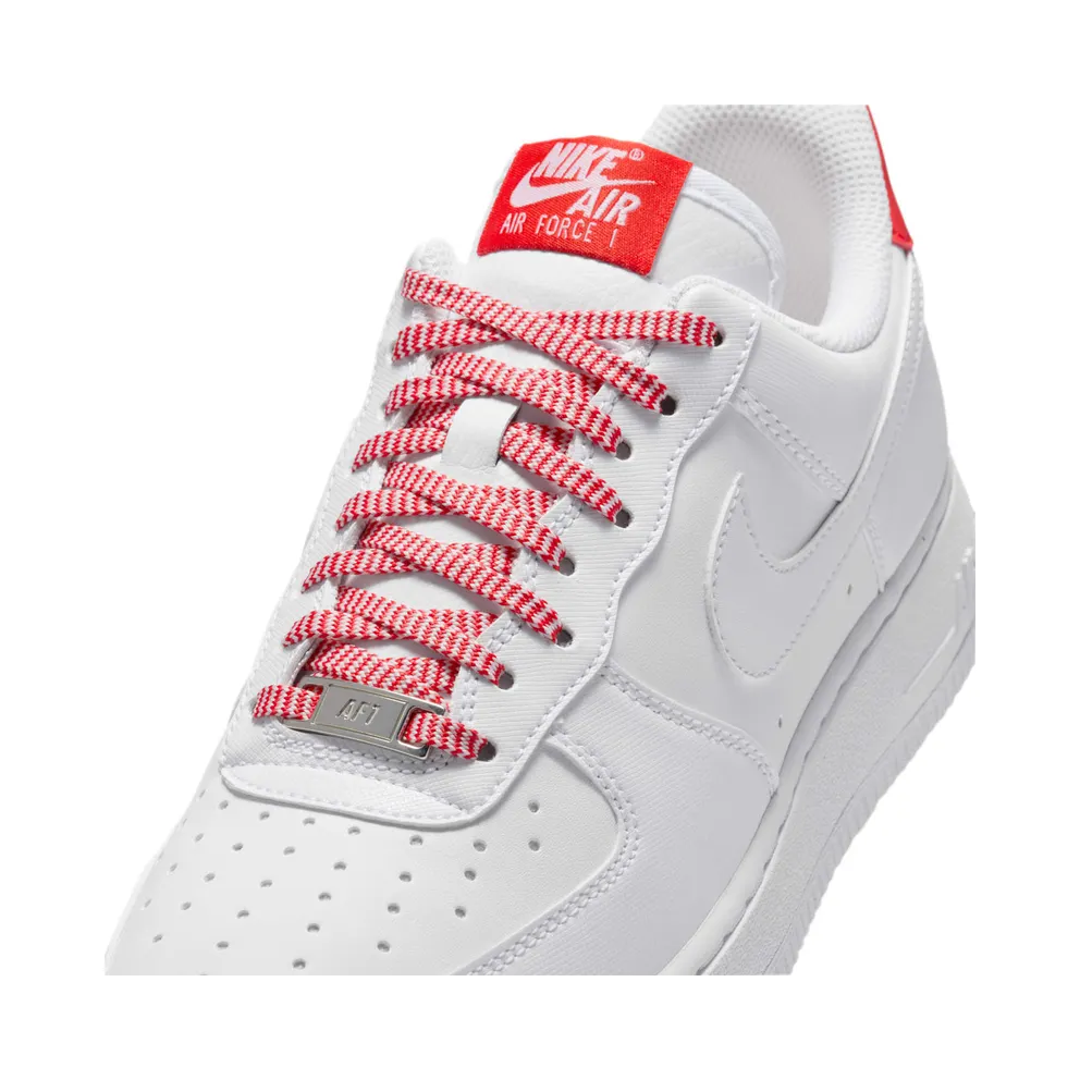 Nike Air Force 1 Low ’07 White Pink Foam Metallic Silver Light Crimson (IB7167-103)