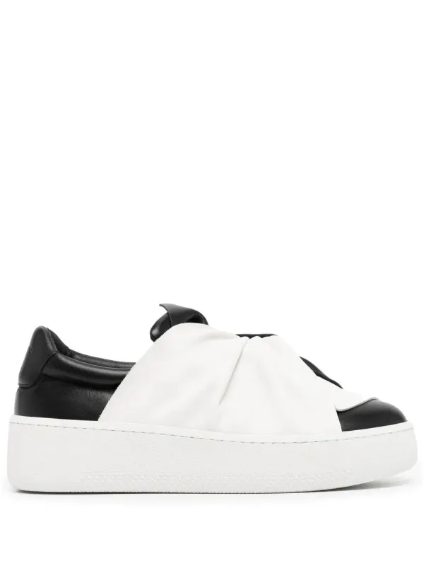 Ports 1961 Slip-On-Sneakers mit Knotendetail – Schwarz (PW422ZSN12ULAN059)