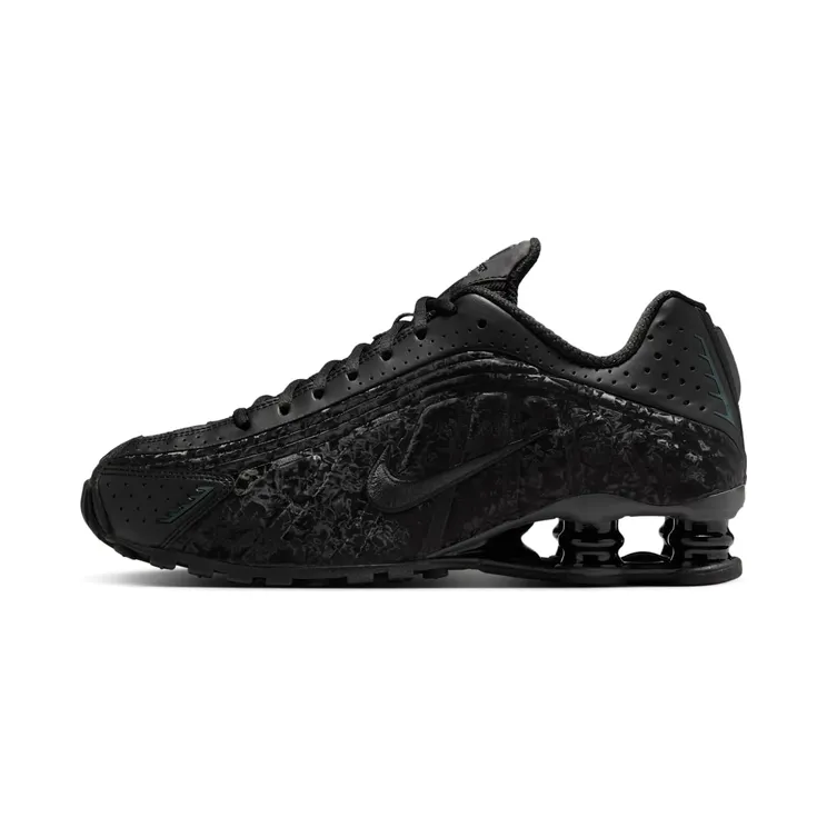 Nike Shox R4 Black Floral “Black / Dark Smoke Grey” (HV0934-002)